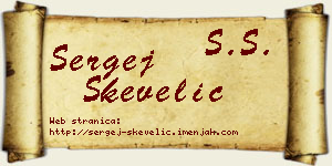 Sergej Skevelić vizit kartica